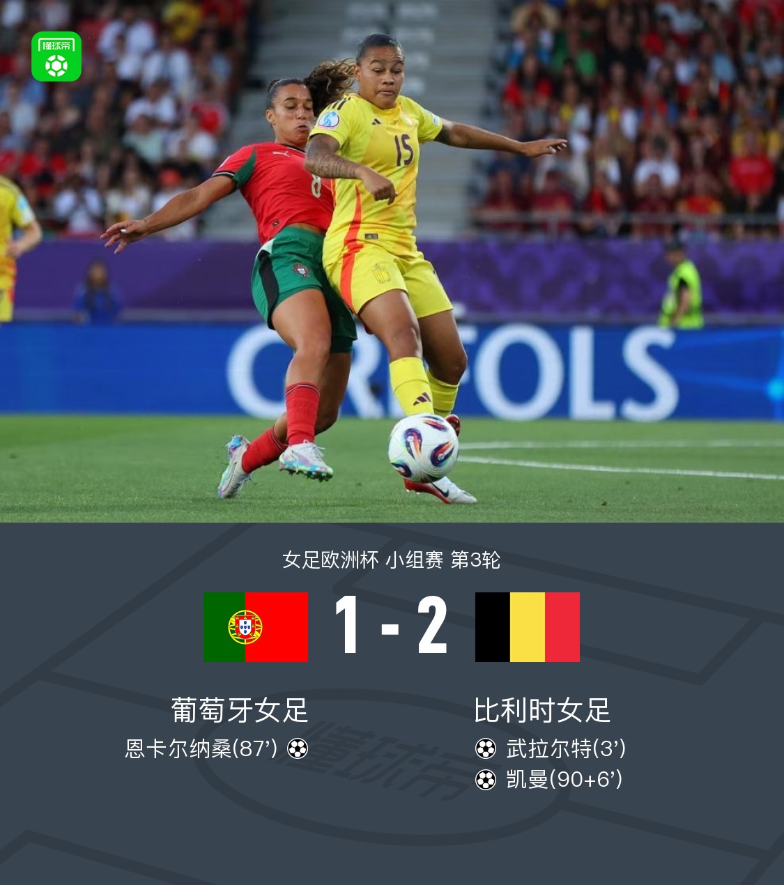 葡萄牙遭比利时淘汰惨遭惨败