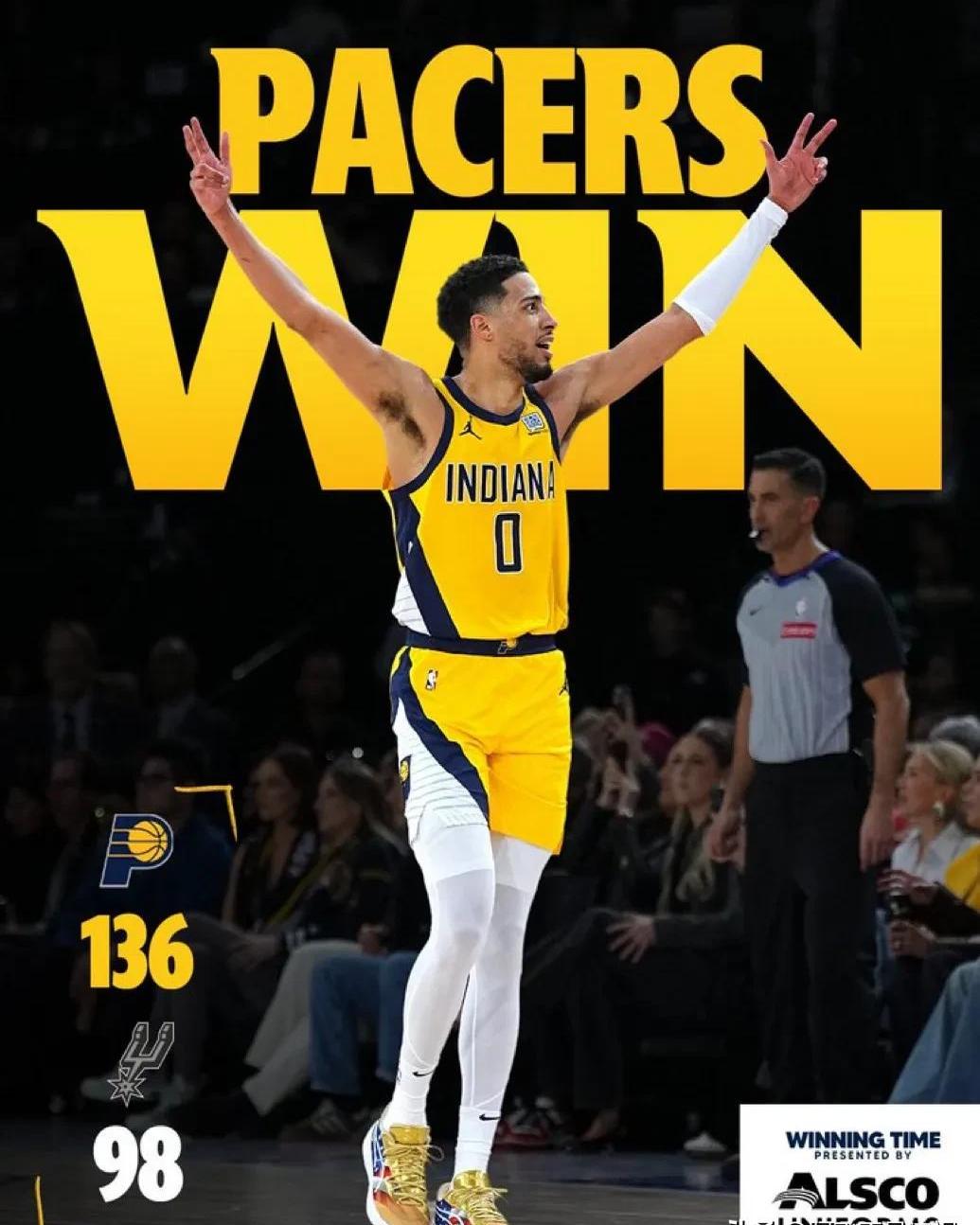 步行者转腾空打铁,乔治带英气破95 步行者转腾空打铁,乔治带英气破95